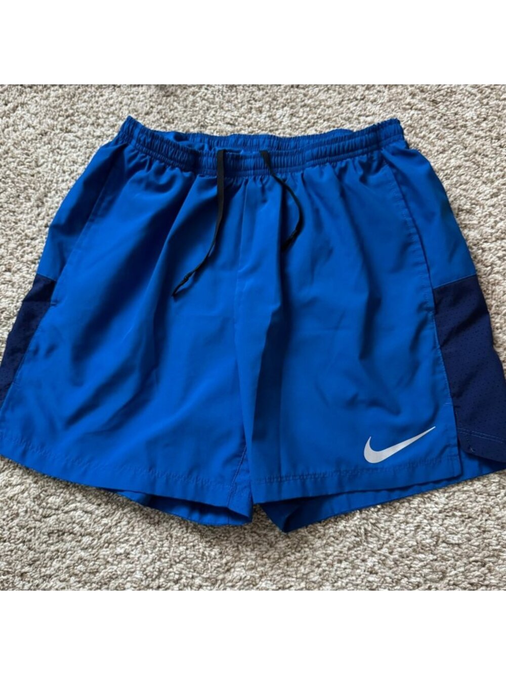 Nike Dri-FIT Running Shorts Men's Size M 5" Inseam Blue Athletic AH8149-408